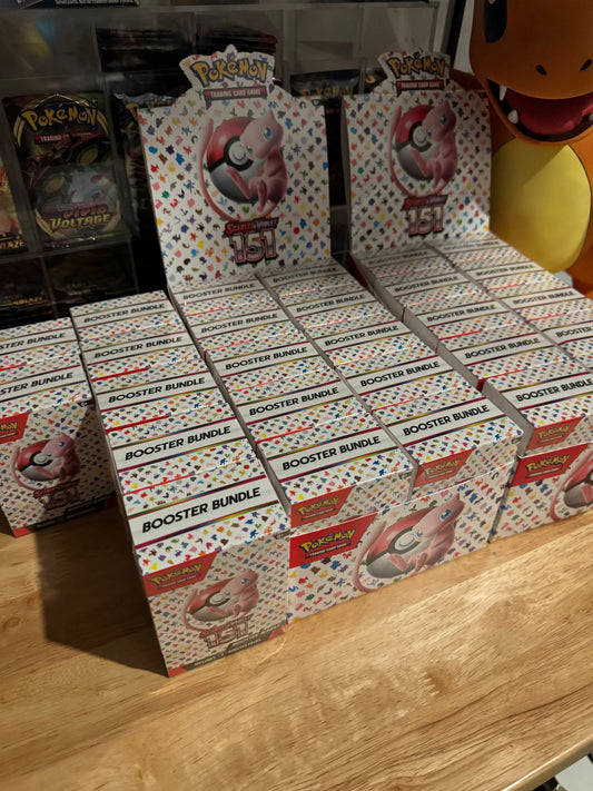 151 Booster Bundle Case OPENED DISPLAY